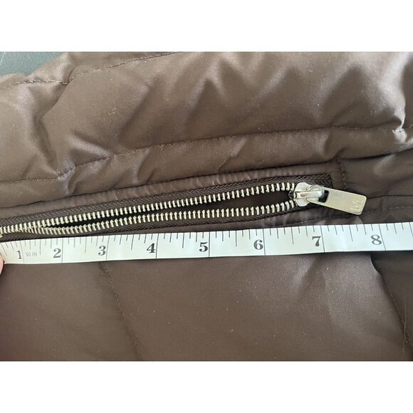 MICHAEL Kors Brown 2-Way Zipper Puffer Coat S - Picture 16 of 16